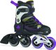 Fila Roller Skates Wizy G, Ρυθμιζόμενα Patins Αναψυχής, Μαύρα, Μέγεθος 38-41