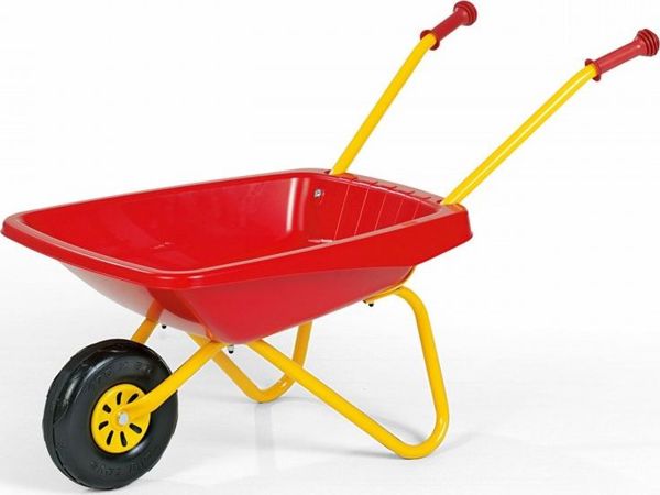 Rolly Toys Παιδικό Καρότσι Κήπου, Μεταλλικός Σκελετός, Κόκκινο, 77x47x37 εκ.