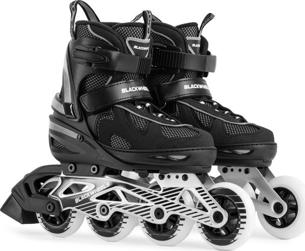 Ρόδες Blackwheels Flex Pro αναψυχής ρυθμιζόμενες μαύρες μ. M