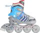 Nils Extreme Ρυθμιζόμενα Πατίνια Inline NH18192 με Εναλλάξιμη Λεπίδα, Γκρι, Μέγεθος 29-33