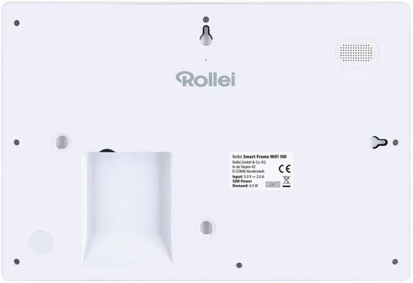 Rollei 100 ψηφιακή κορνίζα φωτογραφιών Λευκό 25,6 cm (10.1") Οθόνη αφής Wi-Fi