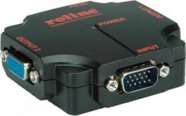 Roline VGA Διαχωριστής Βίντεο 2 Θυρών, 450MHz, Μαύρο