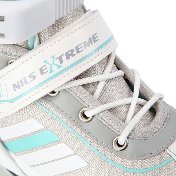Ρόλερ Nils Extreme NH18191 με εναλλάξιμη λεπίδα ρυθμιζόμενα λευκά μ. 29-33