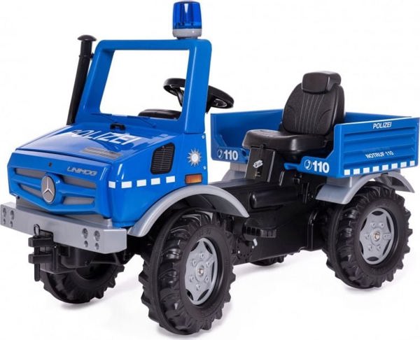 Rolly Toys Truck Pedal Car Unimog Merc-Benz Police 7966506 4006485038251