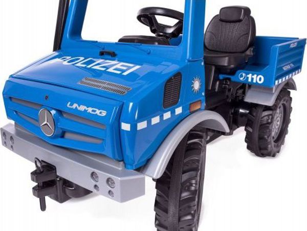 Rolly Toys Truck Pedal Car Unimog Merc-Benz Police 7966506 4006485038251