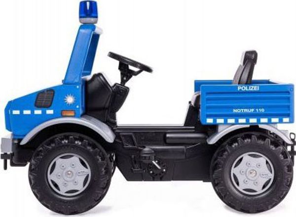 Rolly Toys Truck Pedal Car Unimog Merc-Benz Police 7966506 4006485038251