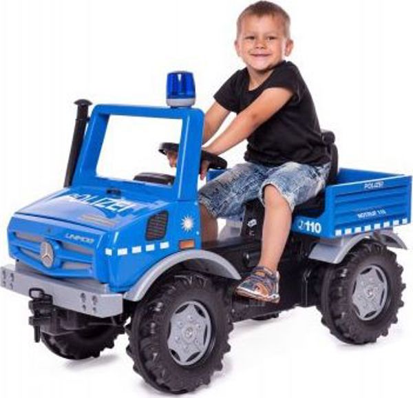 Rolly Toys Truck Pedal Car Unimog Merc-Benz Police 7966506 4006485038251