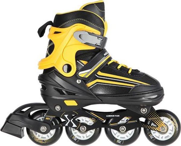 Ρόλερ Nils Extreme NH18190 με εναλλάξιμη λεπίδα, ρυθμιζόμενα, μαύρα, μέγεθος 39-43