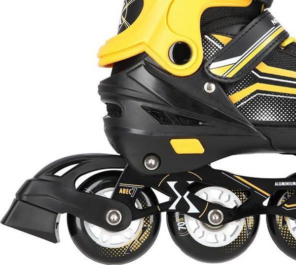 Ρόλερ Nils Extreme NH18190 με εναλλάξιμη λεπίδα, ρυθμιζόμενα, μαύρα, μέγεθος 39-43
