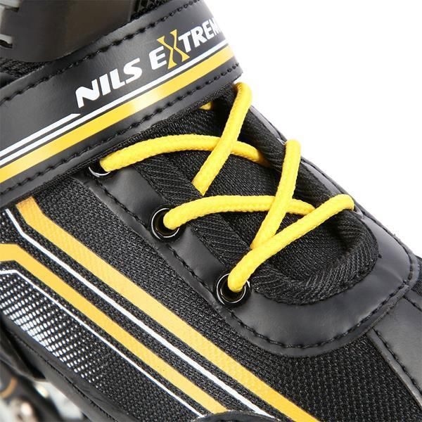 Ρόλερ Nils Extreme NH18190 με εναλλάξιμη λεπίδα, ρυθμιζόμενα, μαύρα, μέγεθος 39-43