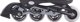 Πατίνια Nils Extreme Skates NEXTREME Firewheel pro M 34/37 μαύρο