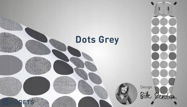 Rorets Next Σιδερώστρα Space Grey, Επιφάνεια 32x112cm με Μεταλλικό Πλέγμα, Βάση Σιδήρου και Σύστημα Ασφαλείας