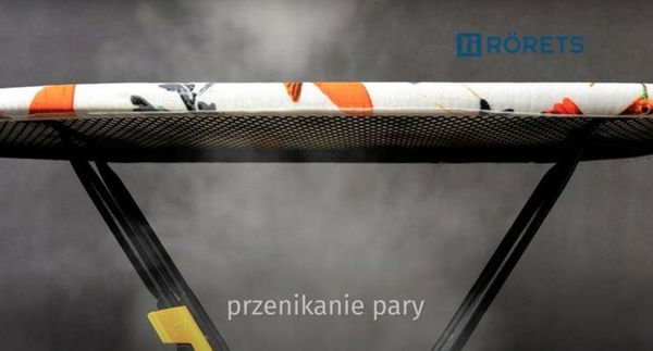 Σιδερώστρα Rorets Tempo Black 2617-41000, Πτυσσόμενη και Εξοικονόμηση Χώρου, Μαύρο Χρώμα