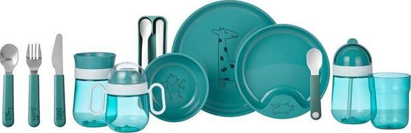Rosti Mepal 2 Παιδικά Κουτάλια Mio Deep Turquoise 108031012400