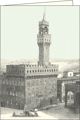 Rossi Κάρτα με Φάκελο Firenze Piazza Signoria, 240gr, Σειρά Retro Ιταλίας
