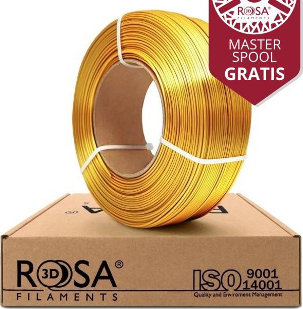 ROSA3D Filament ROSA3D ReFill PLA-Silk 1,75mm Gold 1kg
