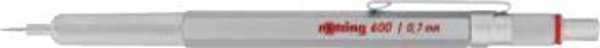 ROTRING Μηχανικό Μολύβι 600 ασημί 0,7mm
