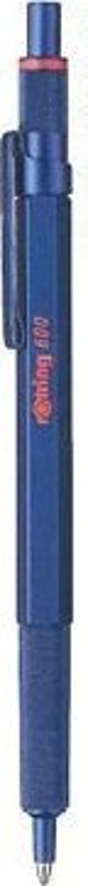 Rotring 600 Στυλό Διαρκείας Metallic Blue - Αυτόματο Στυλό Μεταλλικό Μπλε