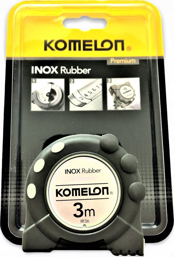 Ρουλέτα INOX RUBBER 3 m x 16 mm