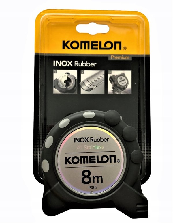 Μετροταινία INOX RUBBER 8 m x 25 mm