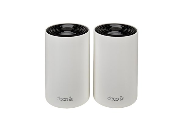 TP-Link Deco XE75 Mesh Wi-Fi 6E Σύστημα, 2-Pack, Tri-Band AXE5400, Λευκό