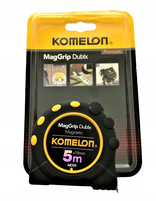 Μετροταινία MAG GRIP DUPLEX 5 m x 19 mm