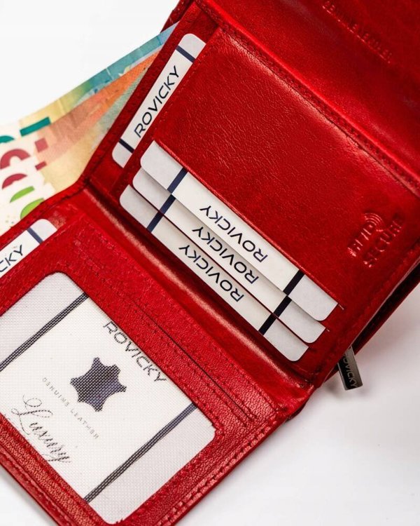 Γυναικείο πορτοφόλι Rovicky από φυσικό δέρμα με κούμπωμα - Rovicky NoSize 13564784 5903051194146