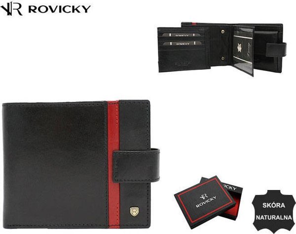 Rovicky Elegant, δερμάτινο ανδρικό πορτοφόλι - Rovicky NoSize 14391156 5903051163234
