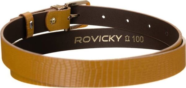 Rovicky γυναικεία δερμάτινη ζώνη, σχέδιο φιδιού Rovicky 90 cm 8716216 5903051078798