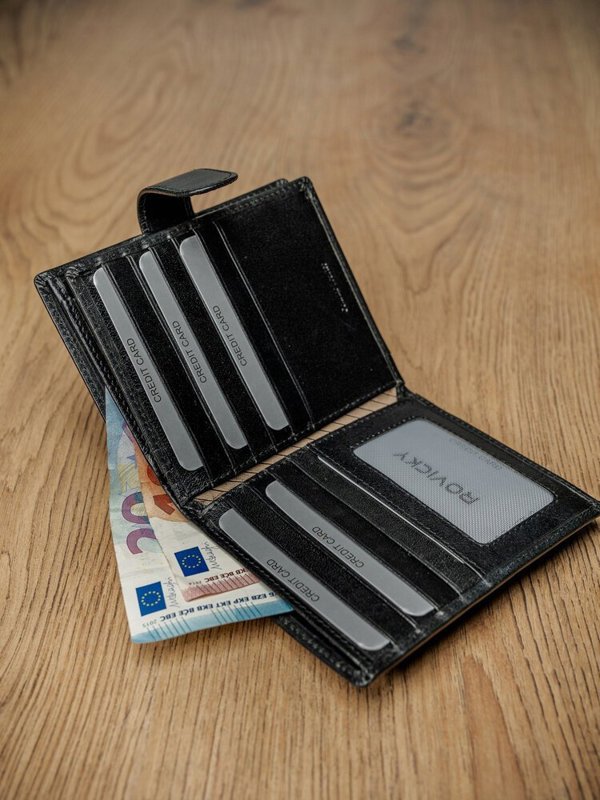 Rovicky Δερμάτινο ανδρικό πορτοφόλι Rovicky PC-106L-BAR NoSize 14391148 5903051020315
