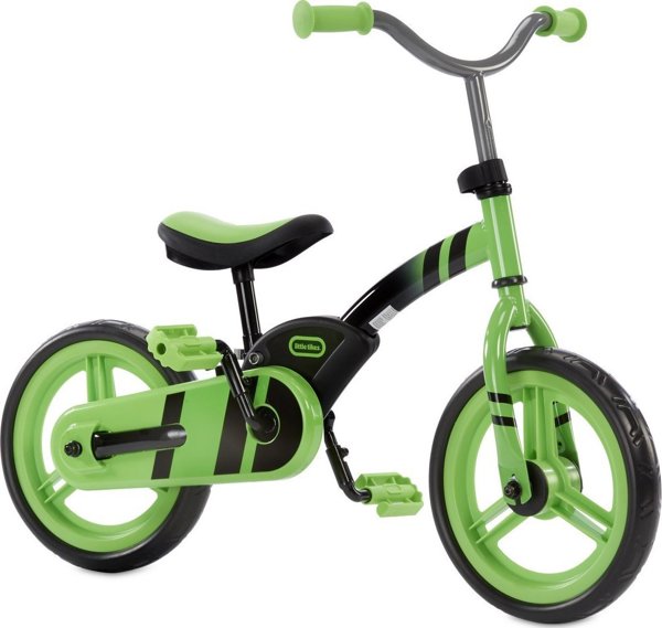 Ποδηλατάκι ισορροπίας Little Tikes ποδηλατάκι ισορροπίας πράσινο 2 σε 1 με πετάλια