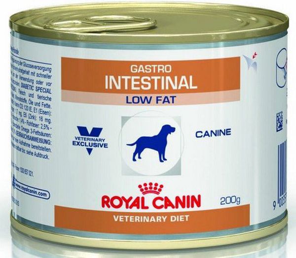 Royal Canin Κτηνιατρική Δίαιτα Σκύλου Γαστρεντερικό Χαμηλών Λιπαρών κονσέρβα 200g