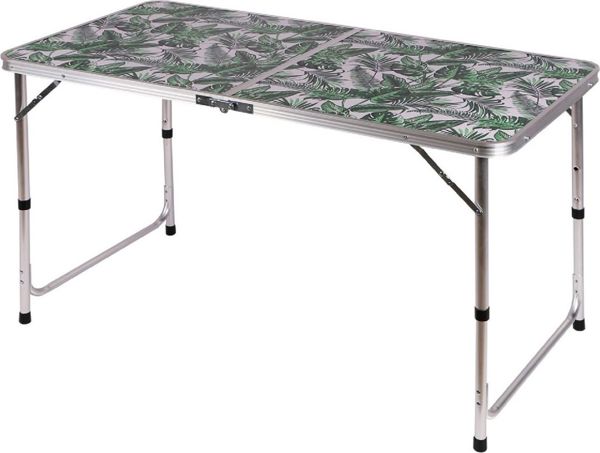 Royokamp Πτυσσόμενο τραπέζι κάμπινγκ 120x60x54,5/70cm Ζούγκλα