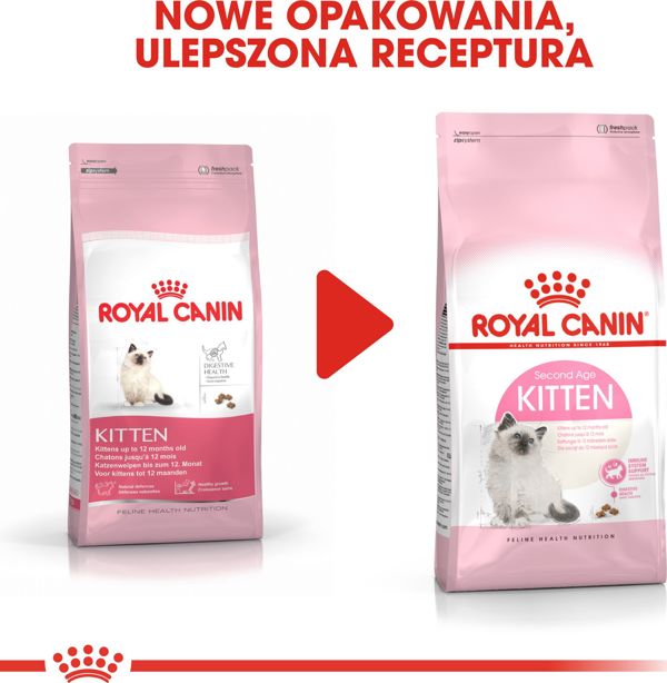 Royal Canin Kitten ξηρά τροφή για γατάκια από 4 έως 12 μηνών 4kg