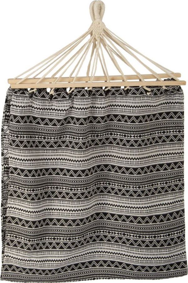 Royokamp Αιώρα Κήπου 2 Ατόμων Ethnic Ασπρόμαυρη 200x150cm