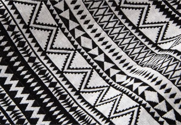 Royokamp Αιώρα Κήπου 2 Ατόμων Ethnic Ασπρόμαυρη 200x150cm