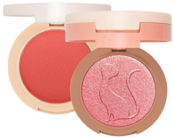 J.CAT Beauty Piece Of Cake 2 Σε 1 Ρουζ & Highlighter, One In A Melon, 12.1g
