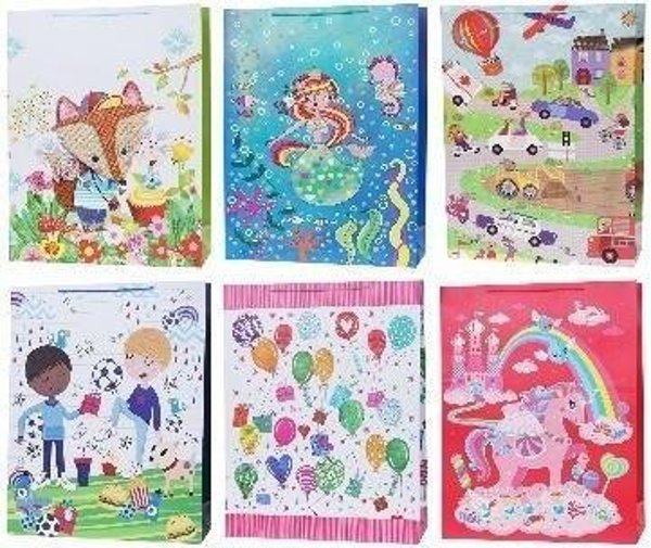 Τσάντα Rozette Lux γιγάντια με παιδικά σχέδια (51x72x18)