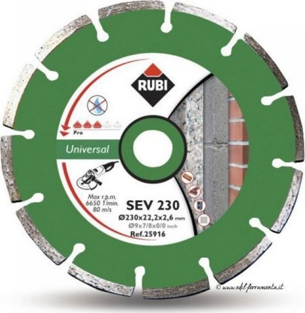 Rubi Δίσκος κοπής RUBI pro 25916 230 MM