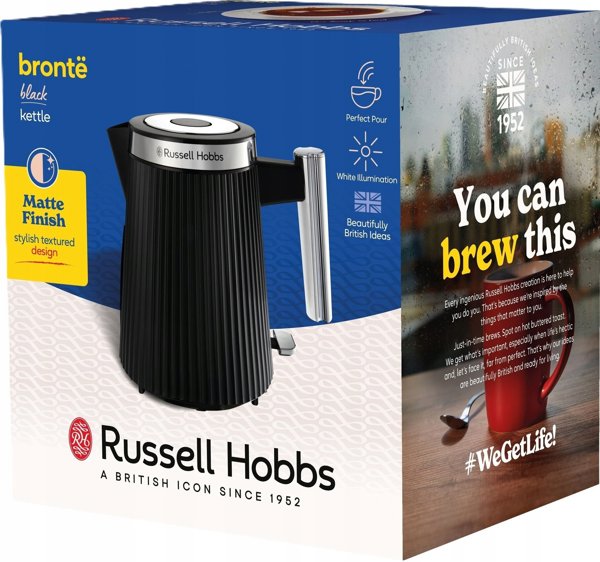 Russell Hobbs Brontë schwarz Wasserkocher 26750-70