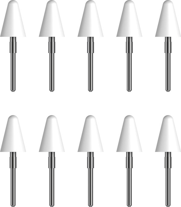Ανταλλακτικές άκρες για το Kobo Stylus 2 λευκό (N605-AC-WH-P-PN) (N605ACWHPPN)