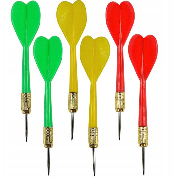 Enero Μεταλλικά Βελάκια Dart 6g, Σετ 6 Τεμαχίων για Βελάκια Σκοποβολής