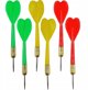 Enero Μεταλλικά Βελάκια Dart 6g, Σετ 6 Τεμαχίων για Βελάκια Σκοποβολής