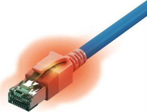 SACON Καλώδιο Δικτύου S/FTP Cat.6A RJ-45, 10m, Μπλε
