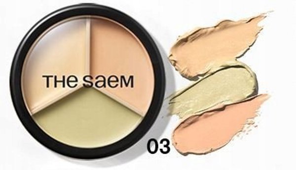theSaem Cover Perfection Διορθωτικό Προσώπου Triple Pot 03 Correct Up Beige