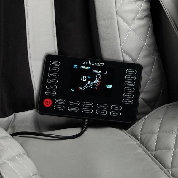 Πολυθρόνα Μασάζ Sakura Standard 801, Γκρι, Ηλεκτρική Καρέκλα Μασάζ Σώματος