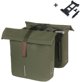 Basil City Double Pannier Bag MIK, Διπλή Τσάντα Ποδηλάτου 28-32L, Σύστημα MIK, Moss Green (2025)