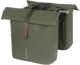 Basil City Double Pannier Bag MIK, Διπλή Τσάντα Ποδηλάτου 28-32L, Σύστημα MIK, Moss Green (2025)