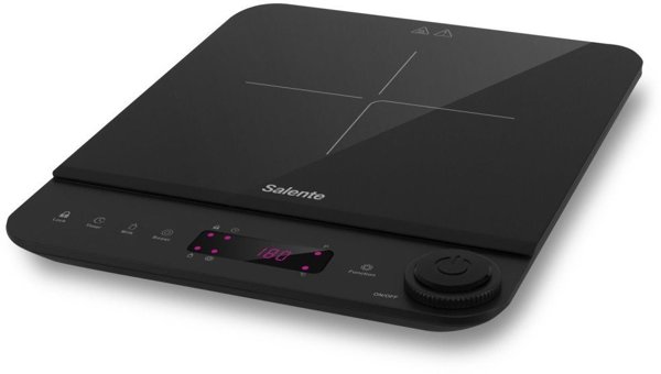 Evolveo Salente InductPro1 Επαγωγική Εστία, Μονή, Μαύρη, 2000W