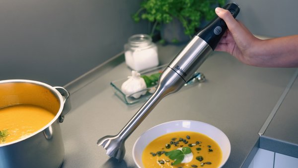 SALENTE Mixxo multifunkční tyčový mixér 3v1, 1200 W, nerez, černá